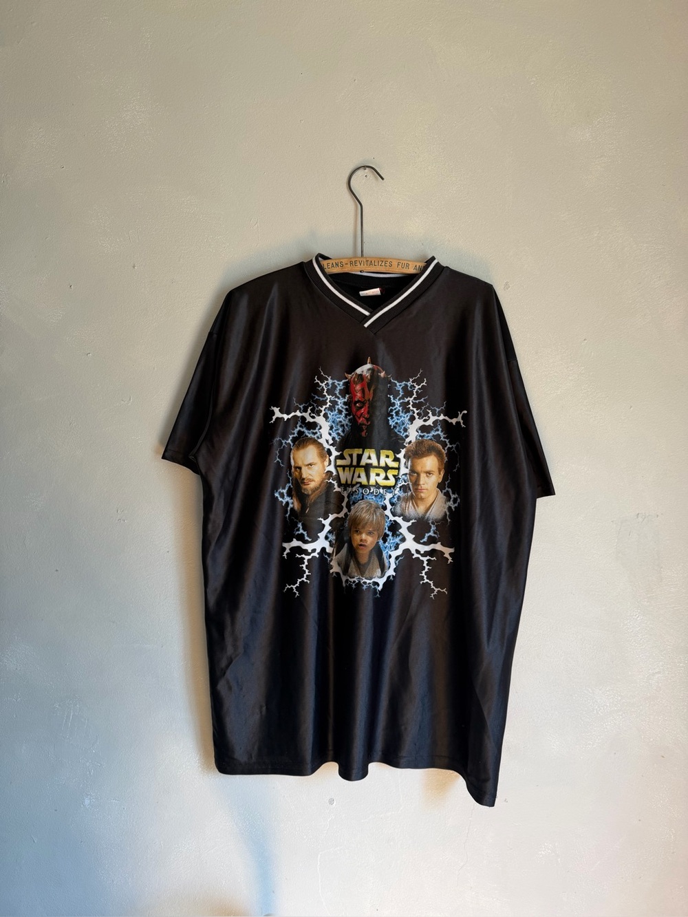 Vintage 90s Star Wars episode 1 jersey tee
